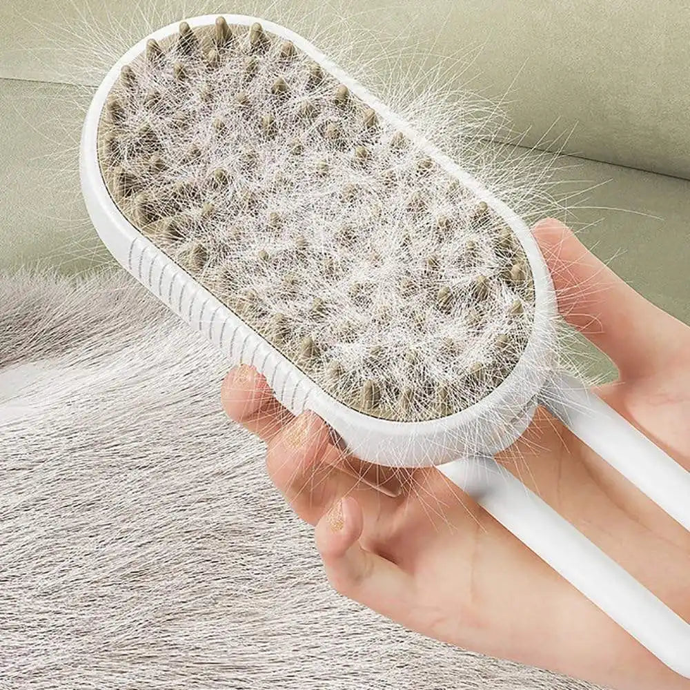 Steamy Pet Grooming Brush